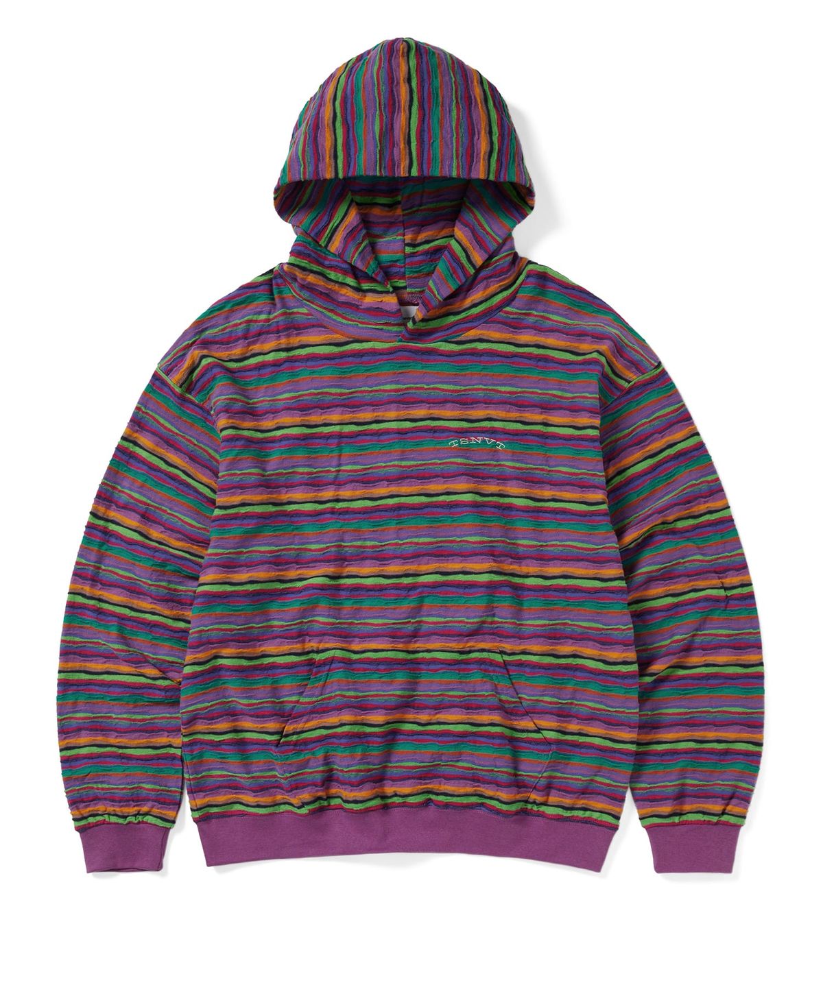 디스이즈네버댓(THISISNEVERTHAT) Wave Jacquard Hoodie Violet
