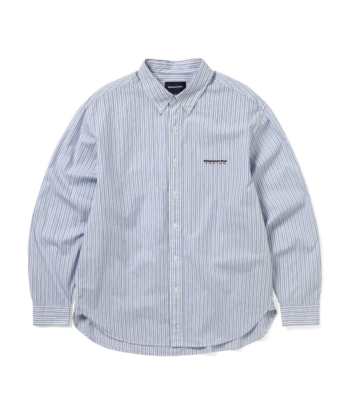 디스이즈네버댓(THISISNEVERTHAT) (SS25) DSN Striped Shirt White