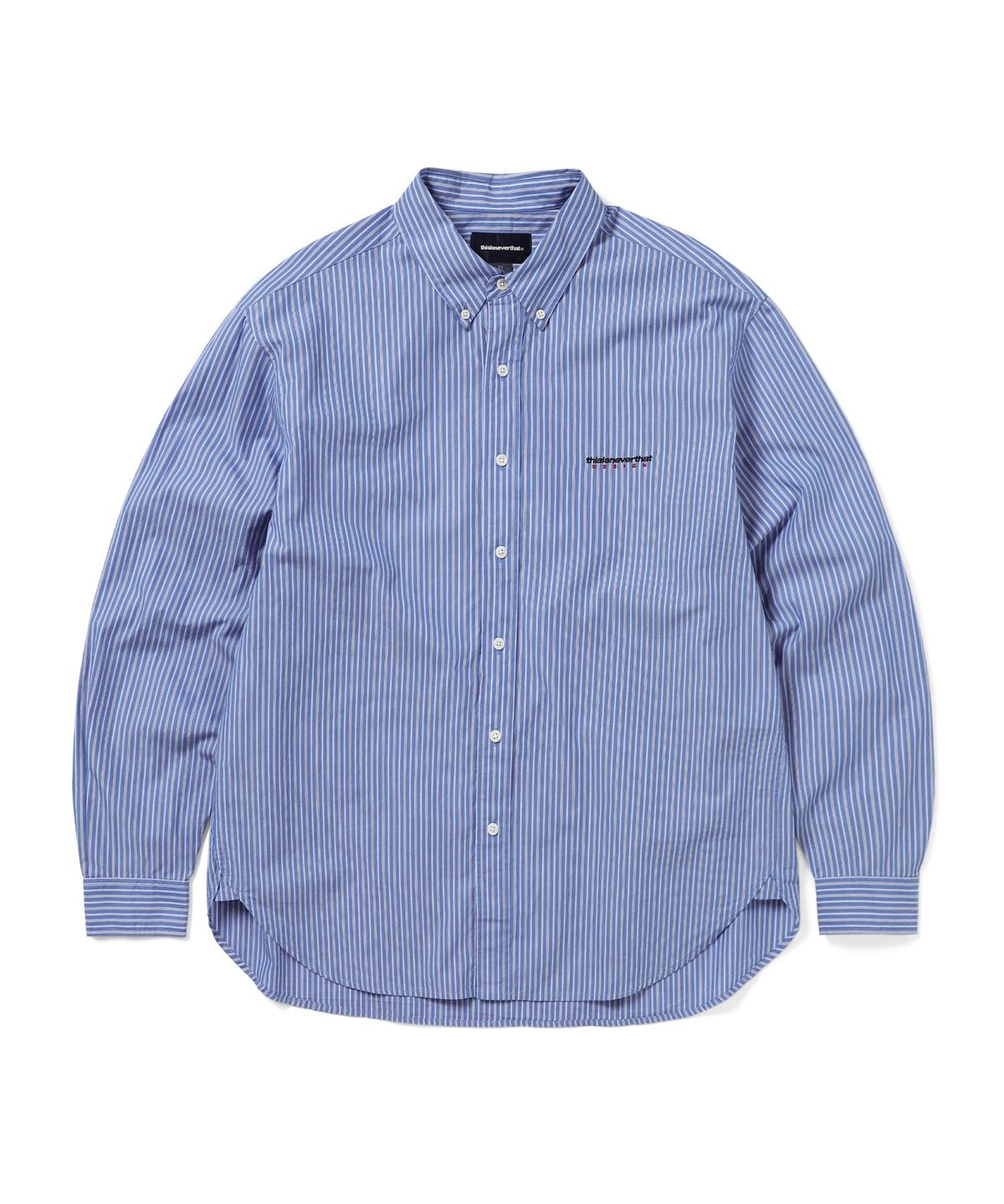 디스이즈네버댓(THISISNEVERTHAT) DSN Striped Shirt Blue