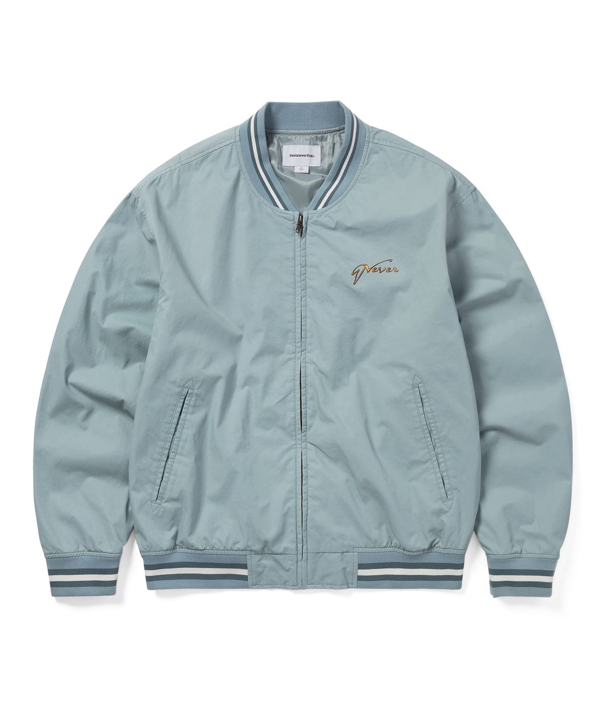 디스이즈네버댓(THISISNEVERTHAT) Faded Stadium Jacket Blue
