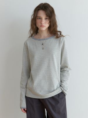 Cookie stripe t-shirt (gray)