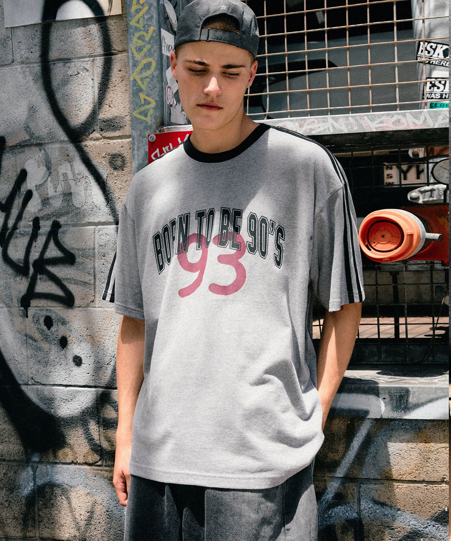 【1993studio】24SS★ 90S Arch Track T-Shirt 1993studio】24SS☆ 90S Arch Track T-Shirt
