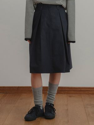 Peanut midi skirt (navy)