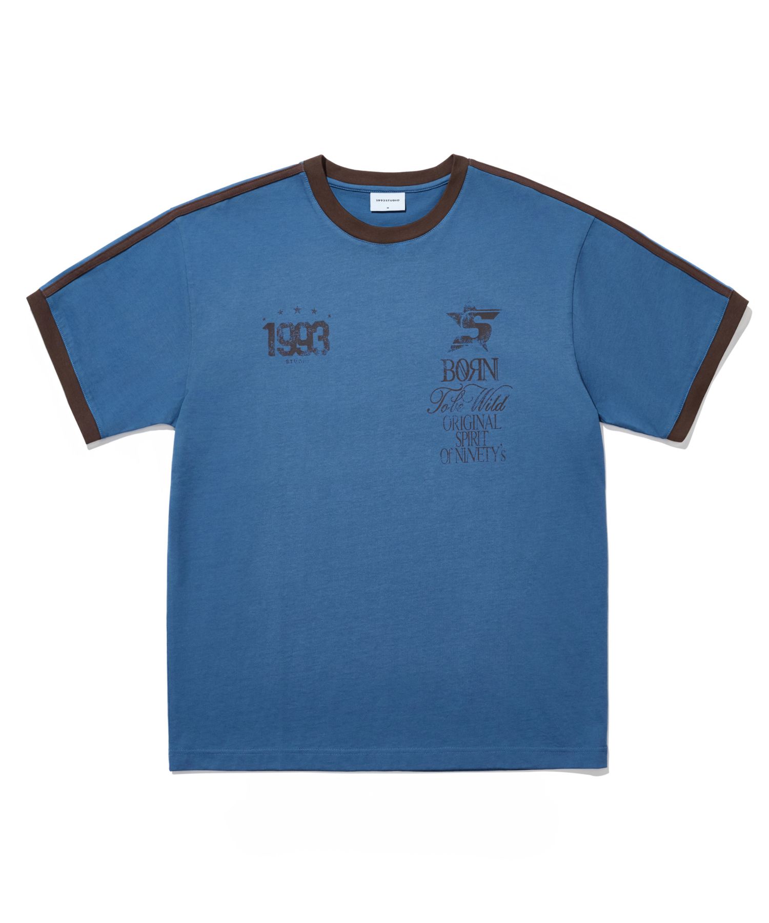 Tシャツ・カットソー 1993studio 93 Track Ringer T-Shirt_Charcoal MUSINSA | 1993STUDIO 93 Track Ringer T-Shirt_Charcoal