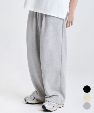 [기모 or 논기모] 원턱 와이드 스웨트 팬츠 3color
