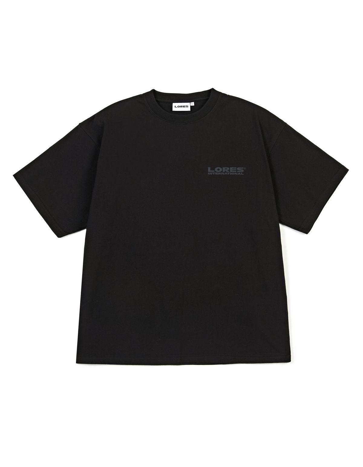 로어즈(LORES) Type Logo S/S Tee - Black