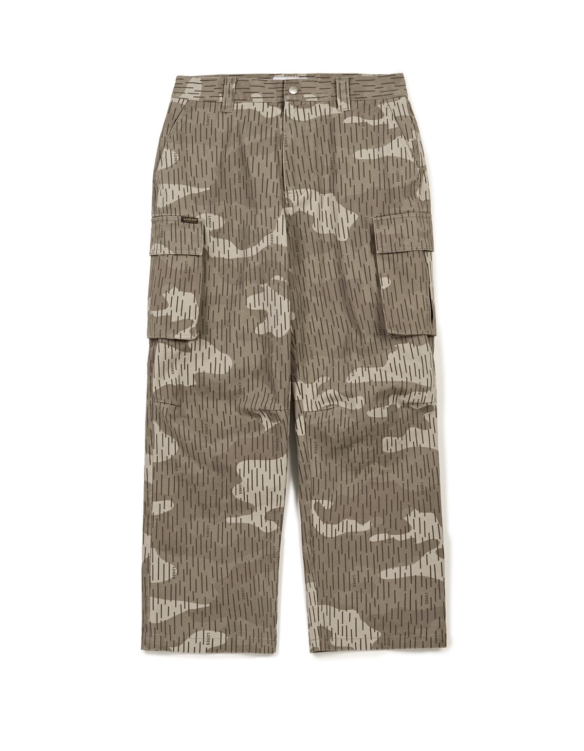 로어즈(LORES) Cotton Cargo Pant - Rain Camo