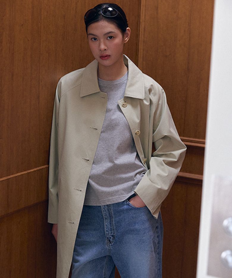 Calling trench coat_Khaki beige