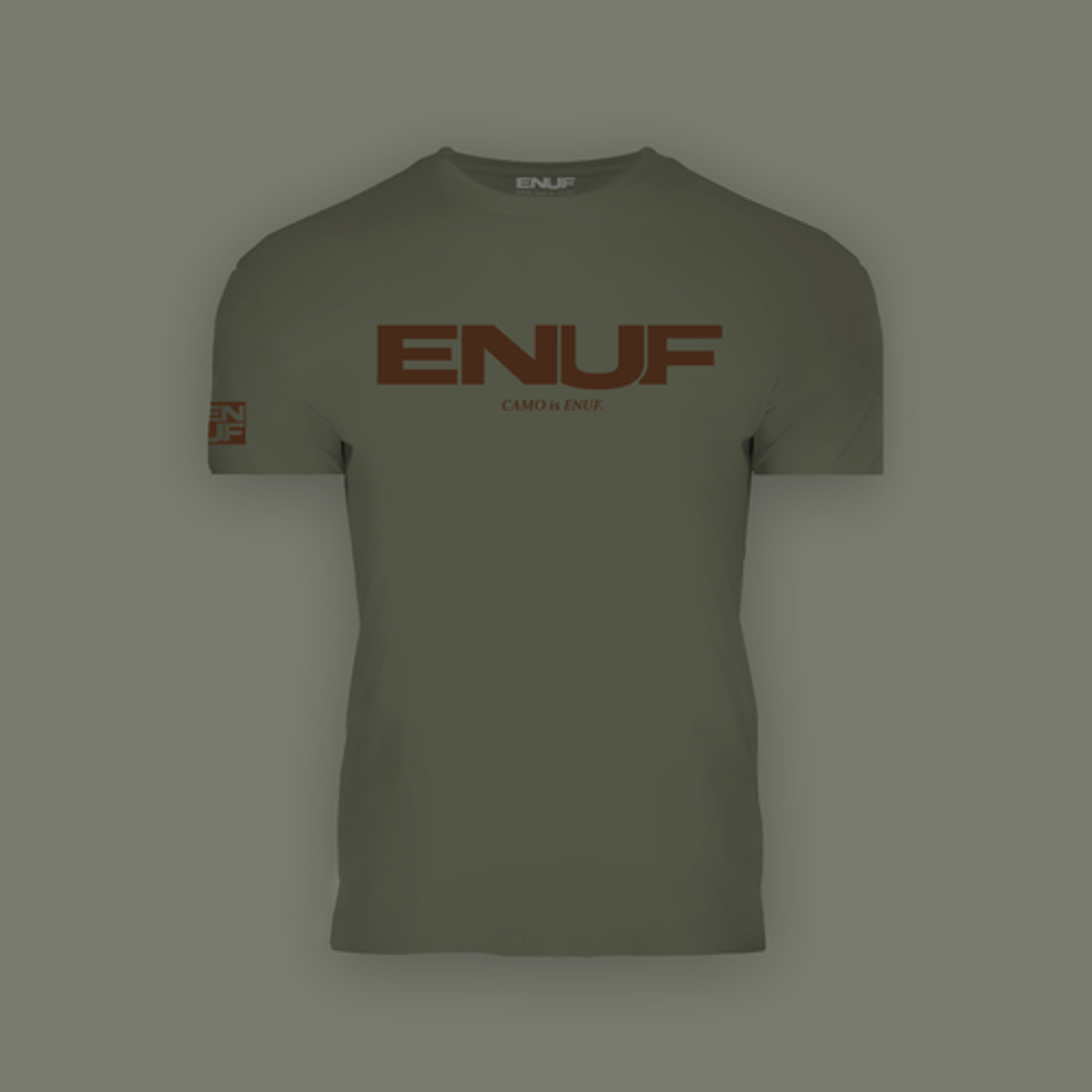 이너프(ENUF) Camo 카키 티셔츠
