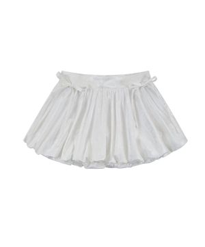 Fairy Ribbon Bubble Skirt White