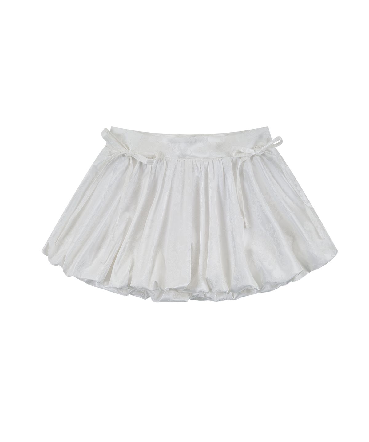 카시코(KASHIKO) Fairy Ribbon Bubble Skirt White
