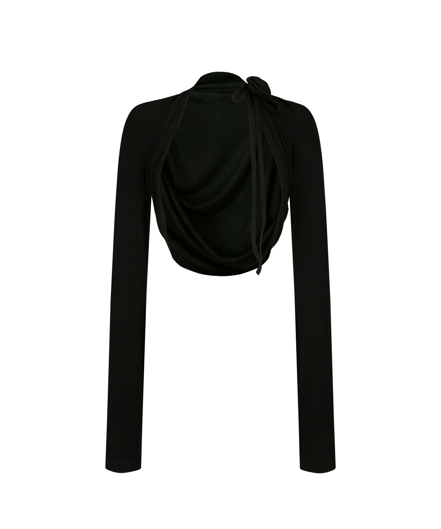 MUSINSA | KASHIKO Rose Bolero Cardigan Black