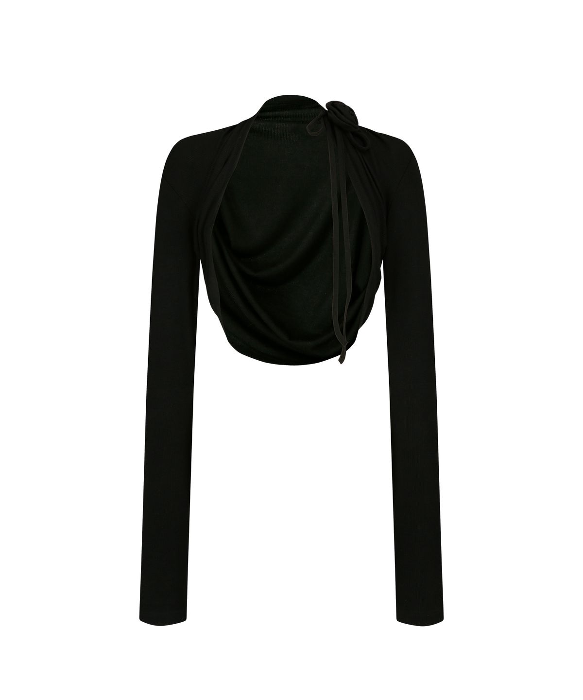 카시코(KASHIKO) Rose Bolero Cardigan Black