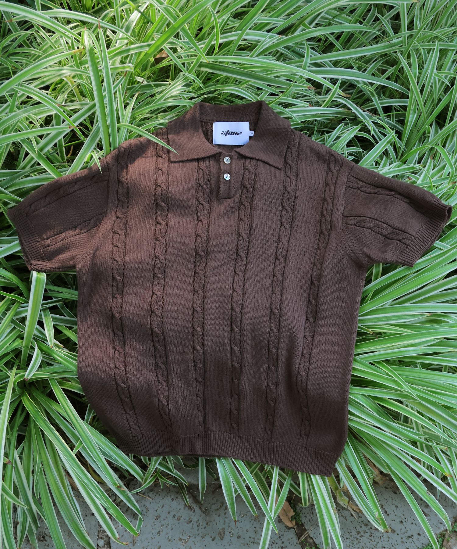★XTONZ★ XTK016 Dapper Deal Knit KHAKI MUSINSA | XTONZ XTK016 Daffodil Twist Knit (KHAKI)