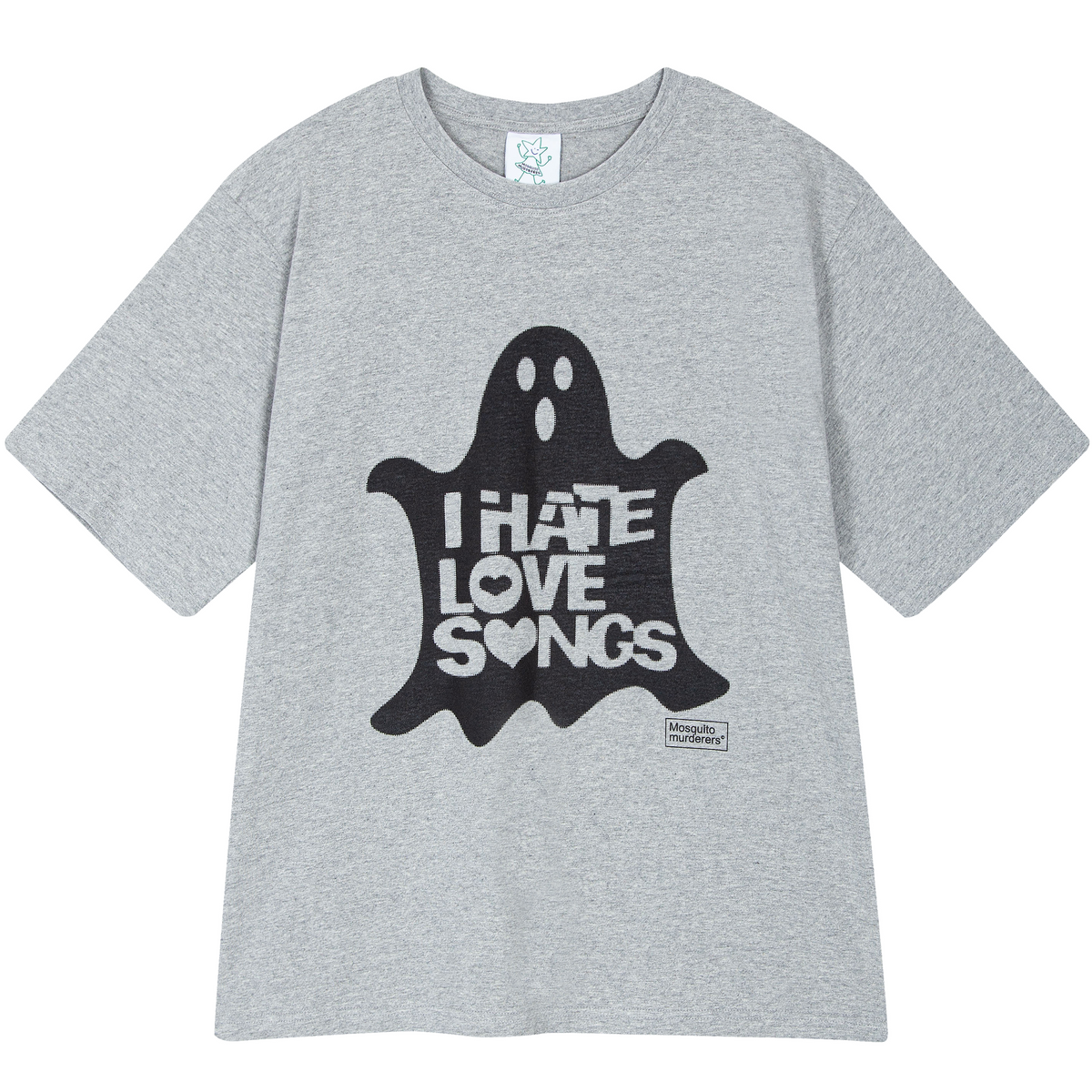 모스키토 머더러스(MOSQUITO MURDERERS) I HATE LOVE SONGS T-SHIRTS -Gray