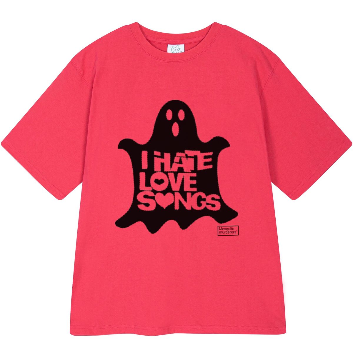 모스키토 머더러스(MOSQUITO MURDERERS) I HATE LOVE SONGS T-SHIRTS -Pink