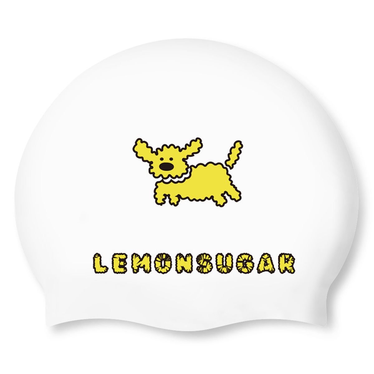 레몬슈가(LEMONSUGAR) 드리피도고 옐로우 실리콘수모 화이트