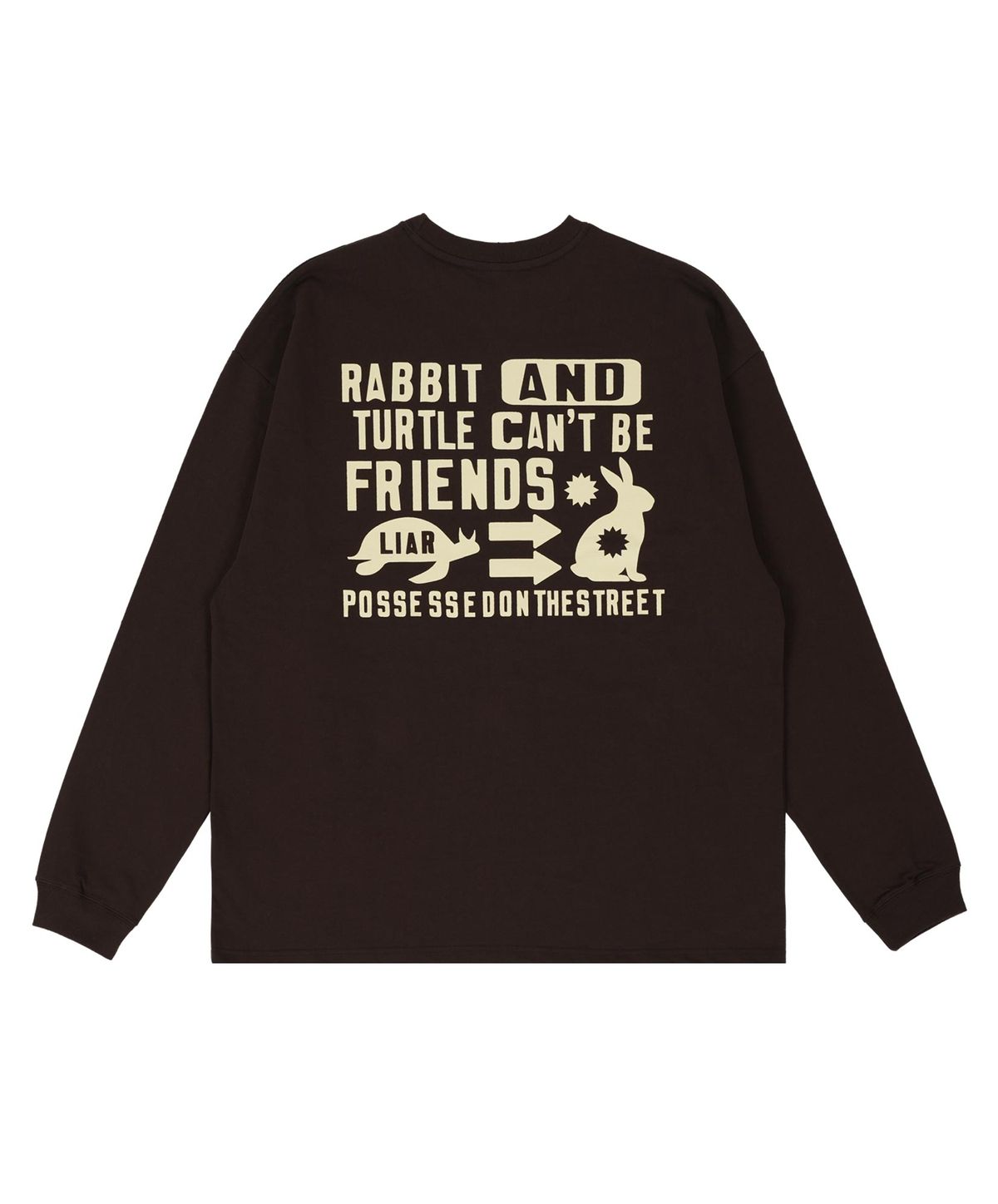 퍼츠(POTS) HARES LIVER LONG SLEEVE [BROWN]