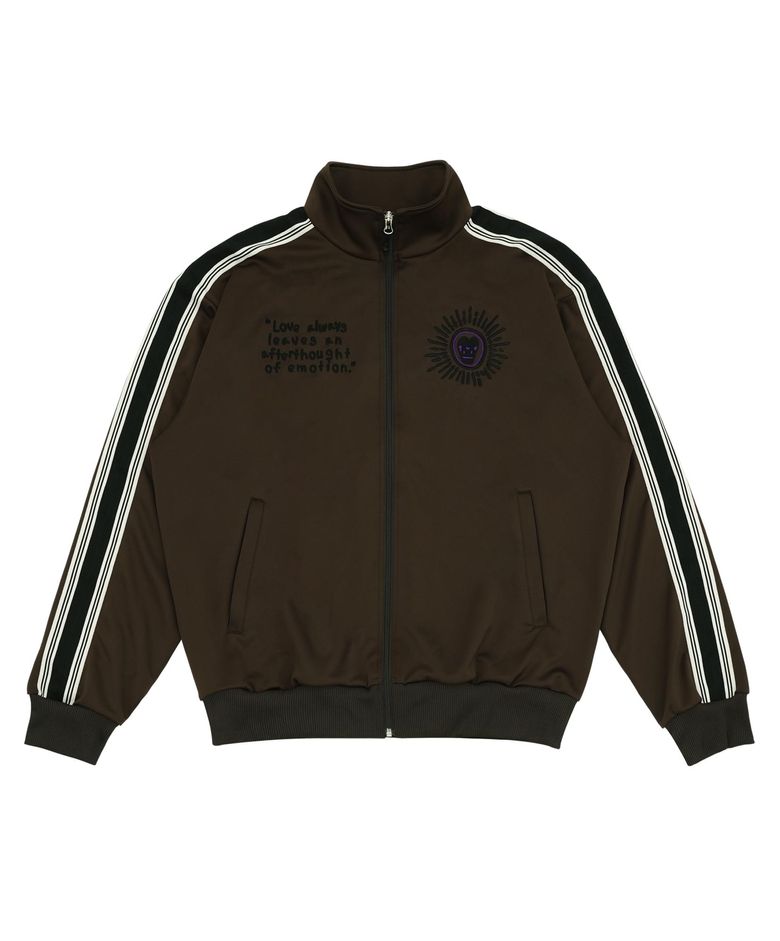 LOVE EMOTION TRACK JACKET [BROWN]