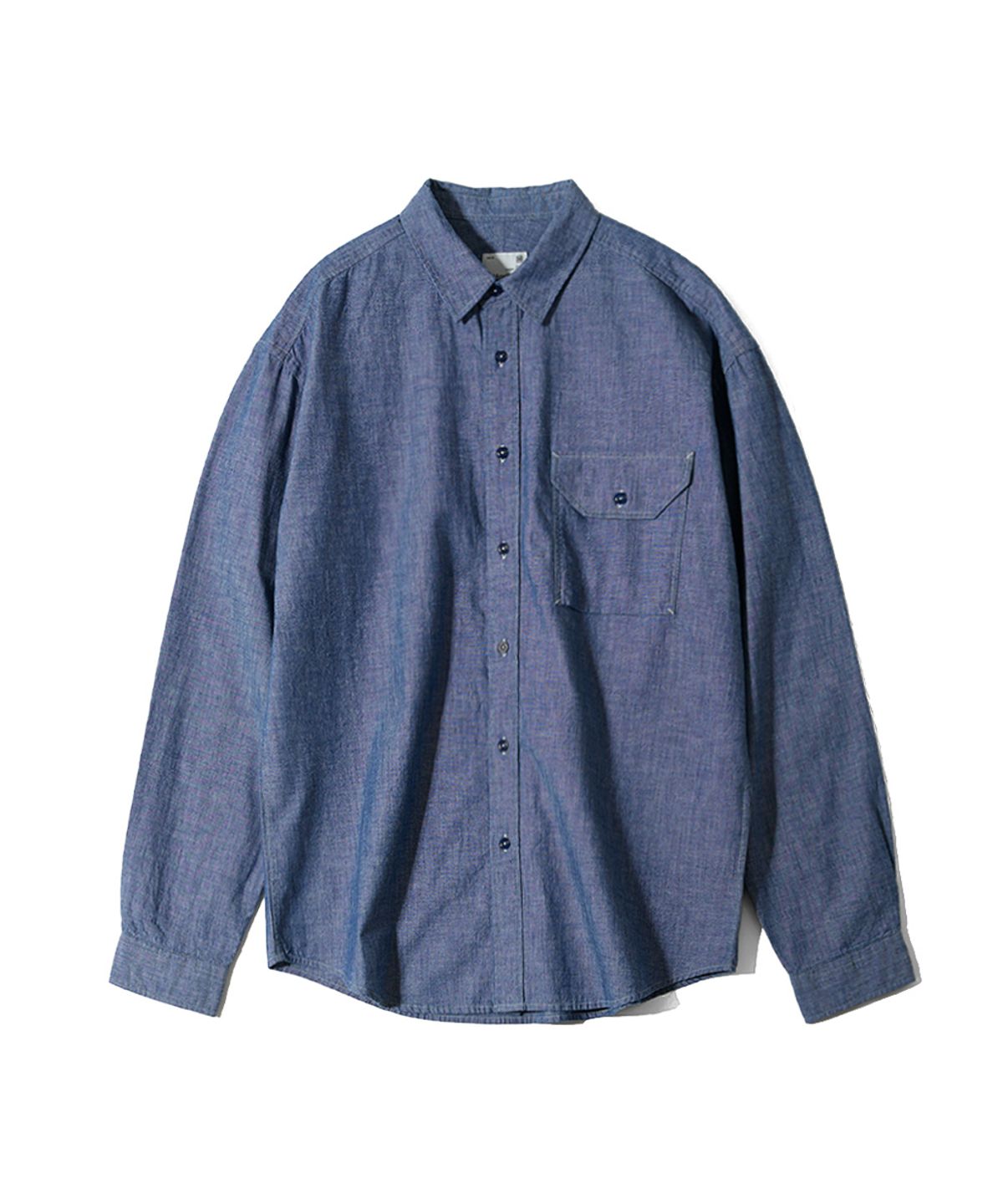 홀리선(HORLISUN) Jane Chambray Shirt Normal Navy