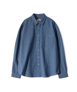 Maili Denim Check Shirt Blue