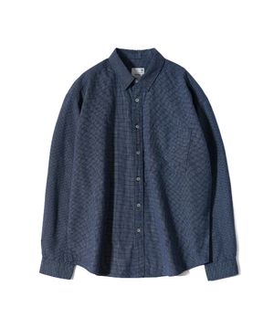 Maili Denim Check Shirt Navy