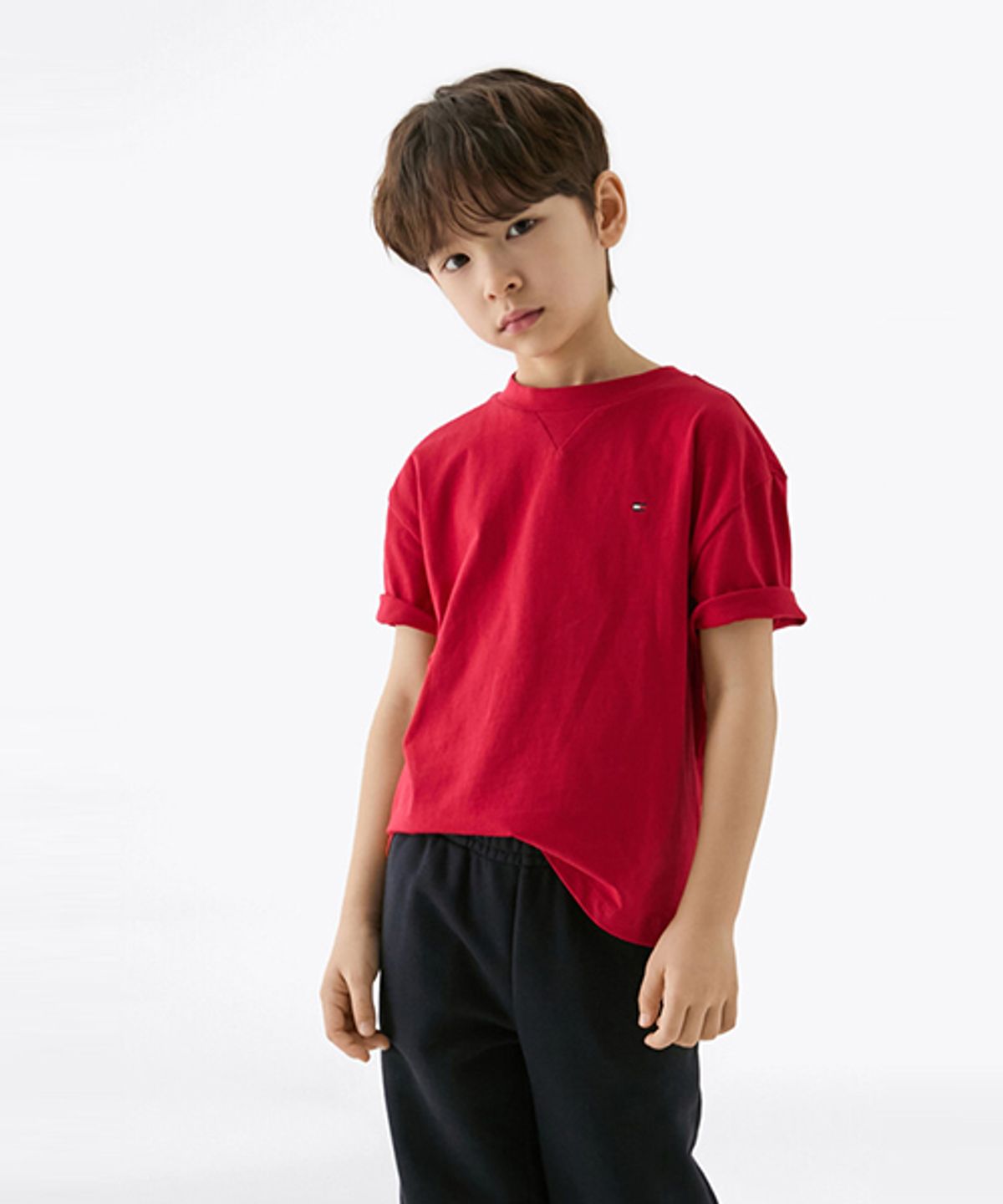 타미힐피거 키즈(TOMMY HILFIGER KIDS) 에센셜 티셔츠