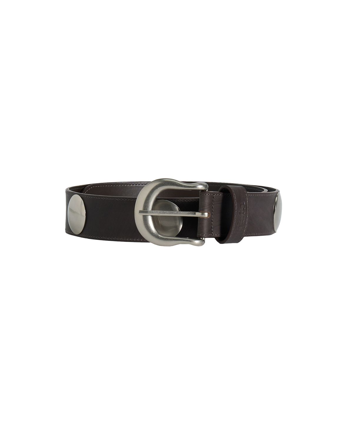 히에타(HIETA) Ida Leather belt / Silver