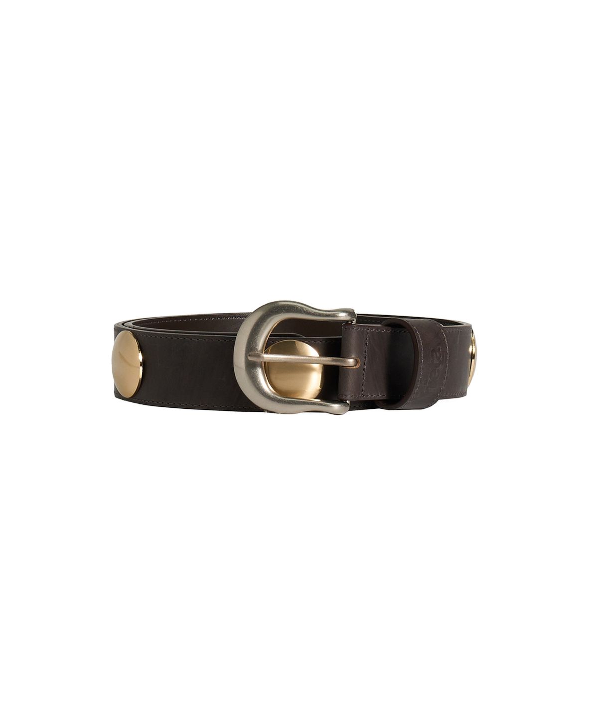 히에타(HIETA) Ida Leather belt / Gold