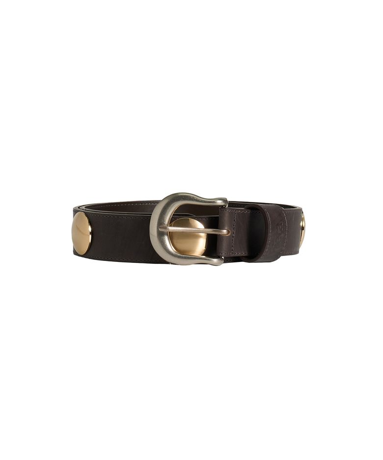 Ida Leather belt / Gold