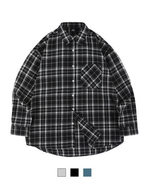 멀티 플레이드 체크 오버핏 셔츠(JTOSRT-0001)