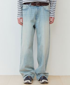 세미와이드 데님 팬츠 LBL