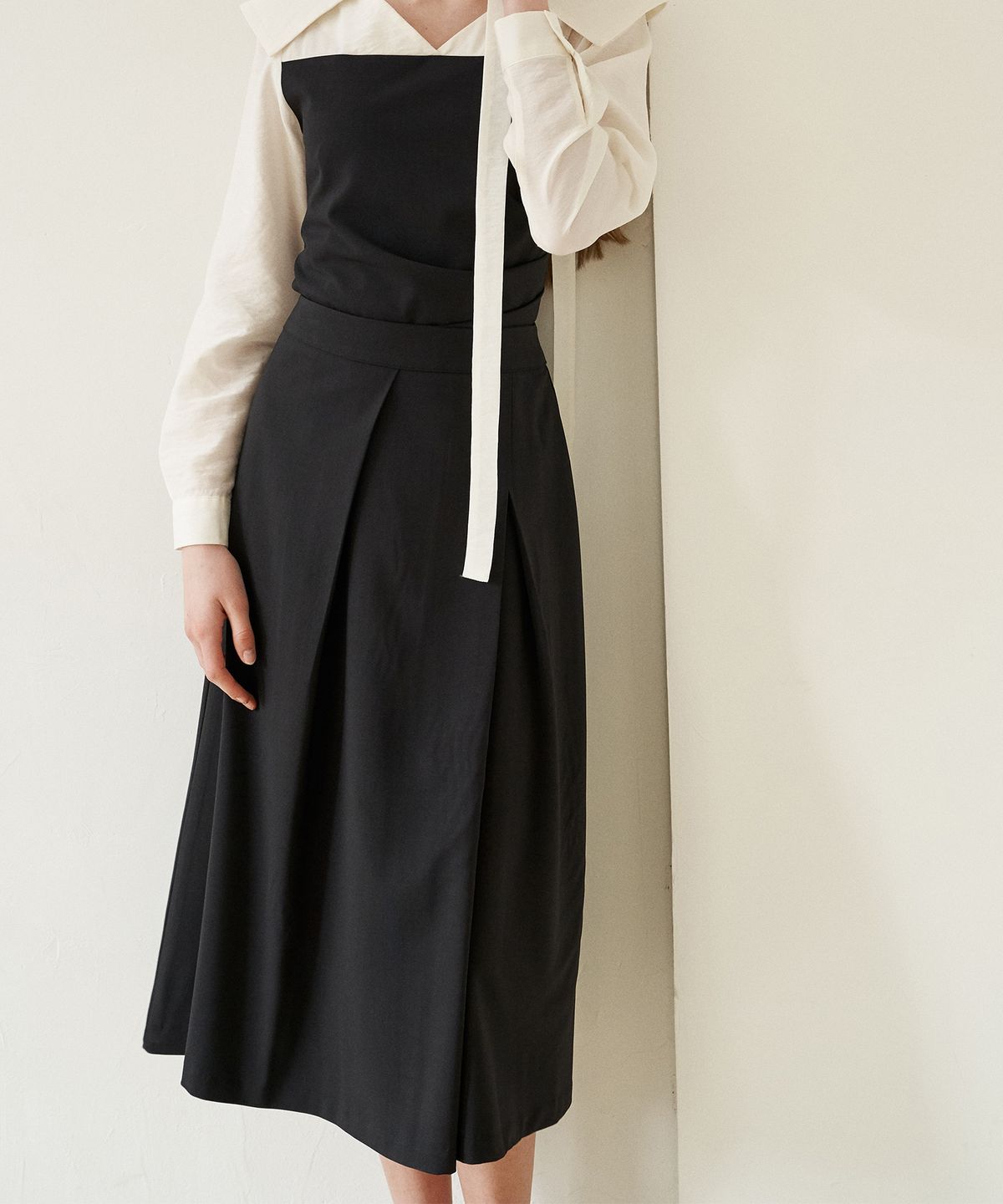 플로브(FLOVE) CLASSIC BLOOM SKIRT(BK)