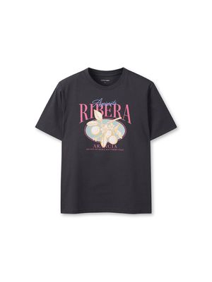 여성) 퀵드라이 그래픽 반팔 티_MSF2TS2103