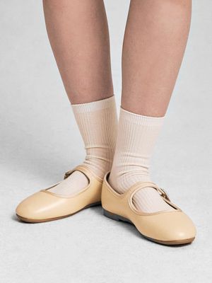 뉴 스윗버튼 메리제인 플랫슈즈 1.0 HPWWFFA204