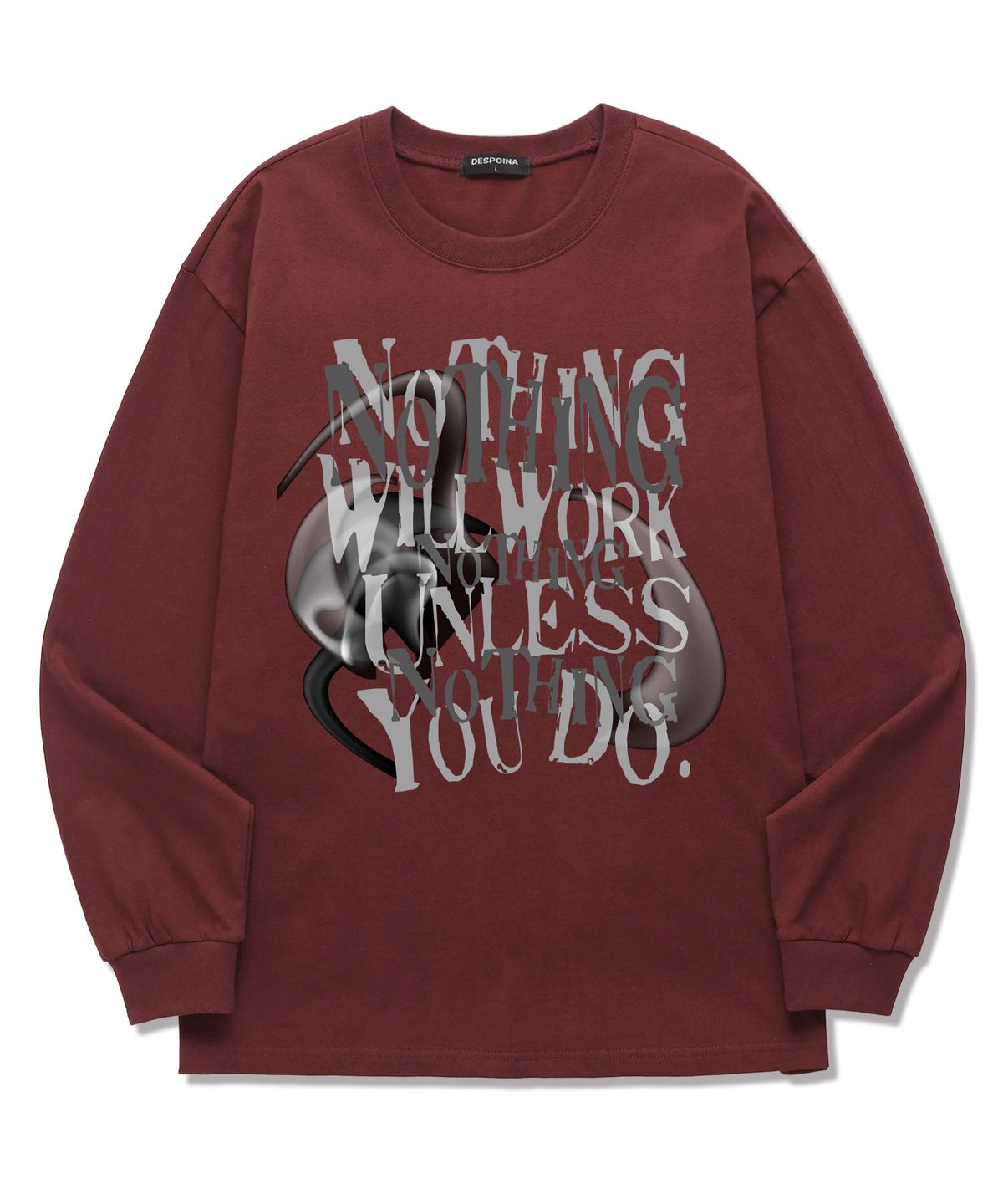 셔터(SHUTTER) NOTHING WILL WORKS 롱슬리브 (SLS014) 버건디