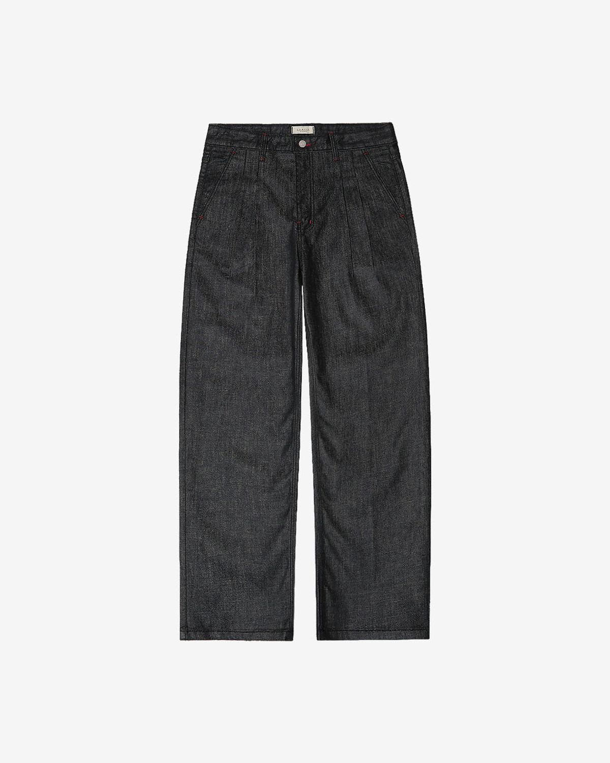 솔티(SORTIE) 570 Wide Denim Trousers (Black)
