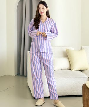 138 바이올렛 긴소매 여성인잠옷 파자마