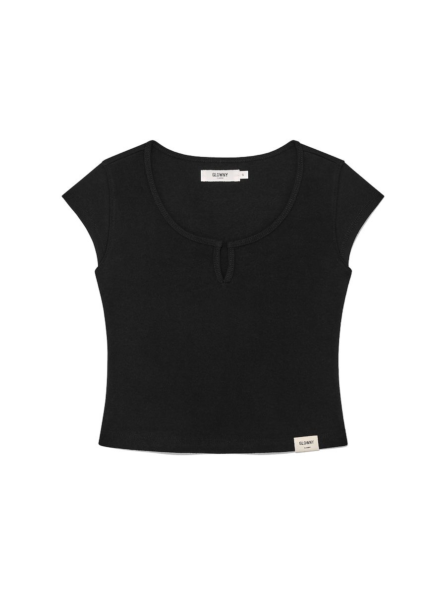 【GLOWNY】25SS★ (S,M,L) G SLIT TEE MUSINSA | GLOWNY G SLIT TEE (3 colors)
