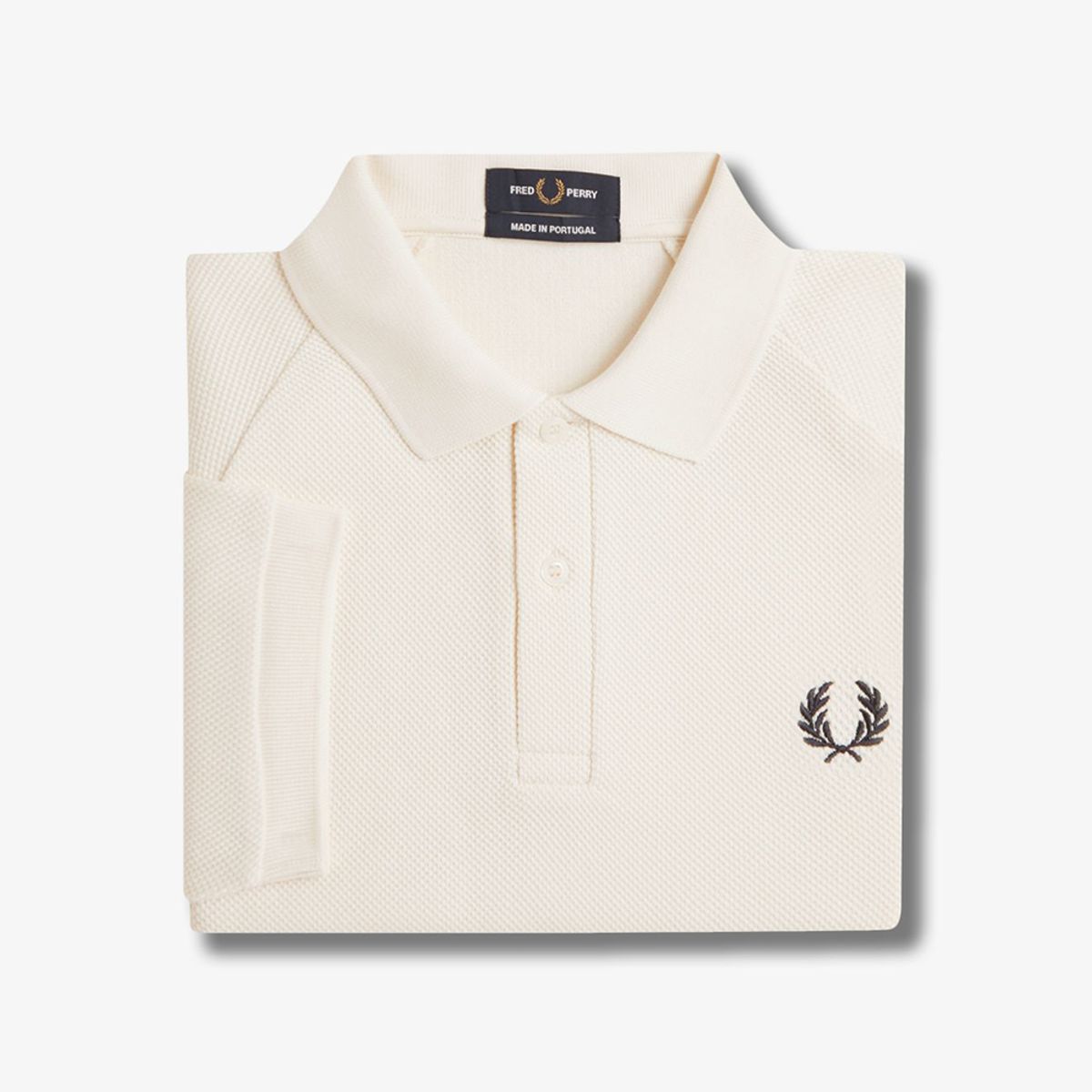 프레드페리(FRED PERRY) [Sport] 텍스쳐드 피케 폴로 셔츠 - 에크루 AFPM2519885-560