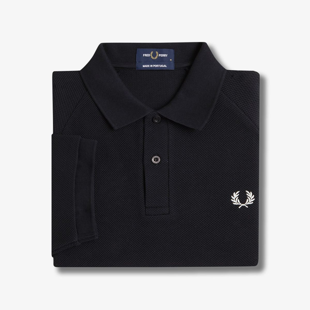 프레드페리(FRED PERRY) [Sport] 텍스쳐드 피케 폴로 셔츠 - 블랙 AFPM2519885-102