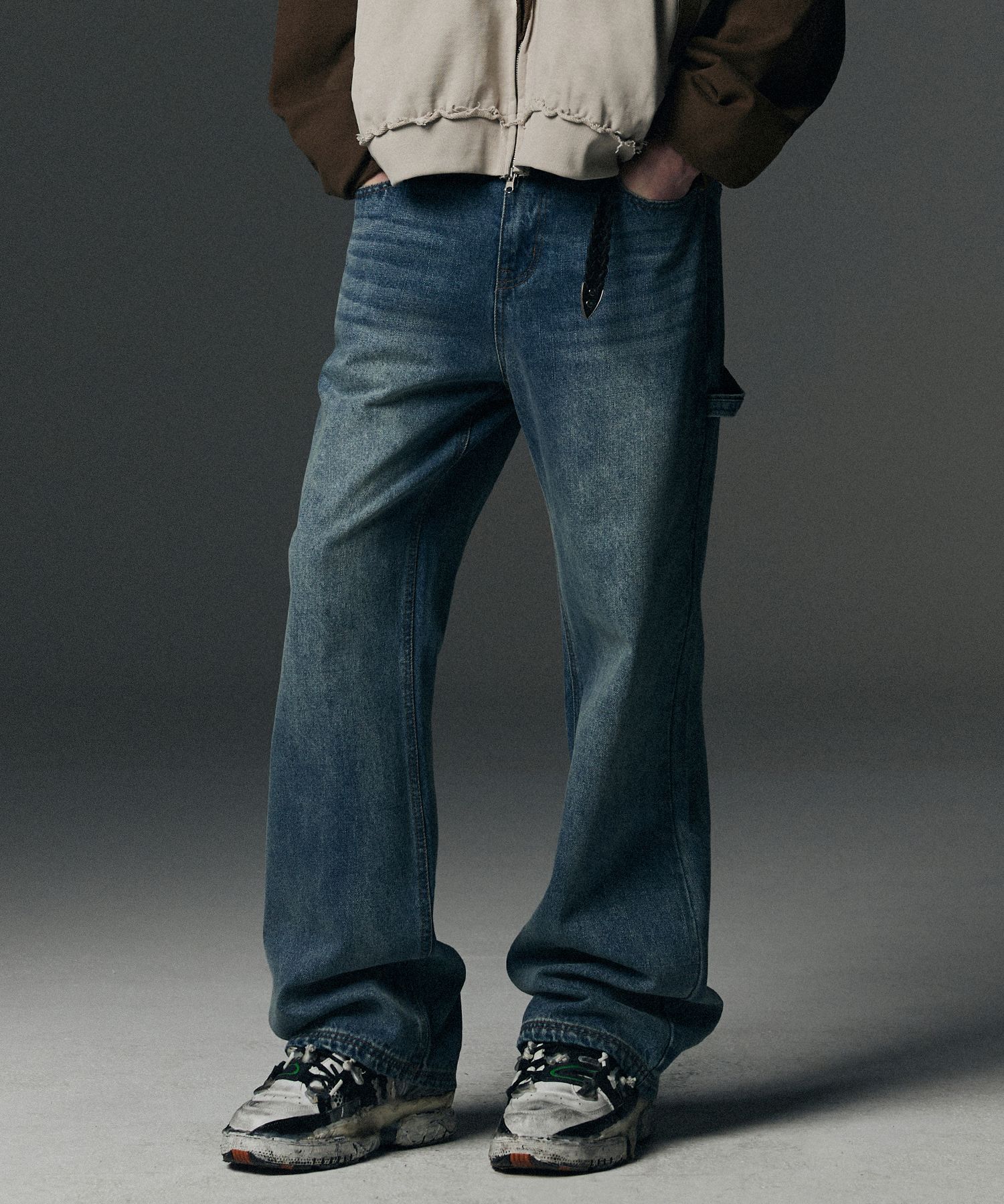 ☆NOT4NERD☆ N4ND Carpenter Pants Deep Blue PT075DB MUSINSA | NOT4NERD N4ND Carpenter Pants - Deep Blue
