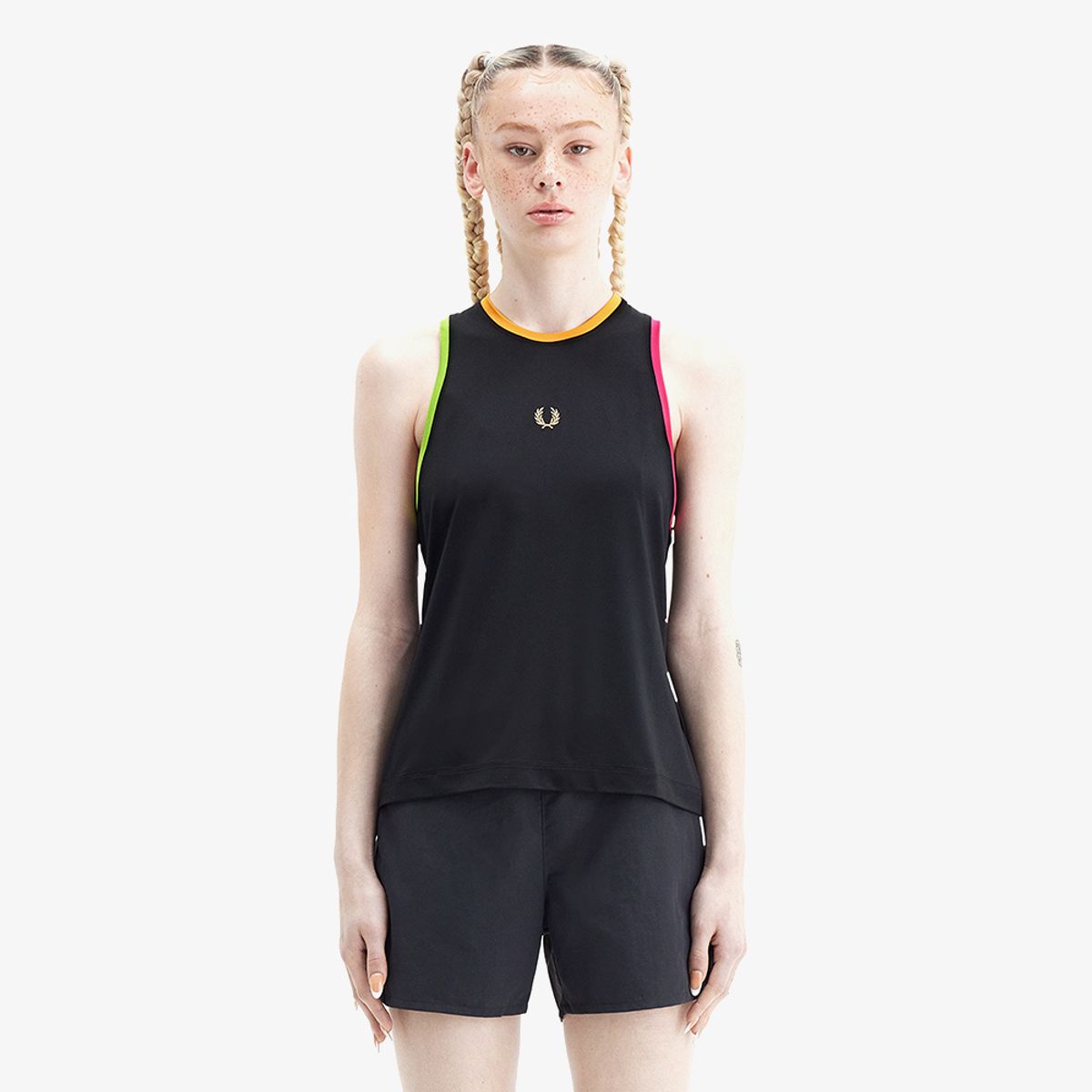 프레드페리(FRED PERRY) [Tennis] 슬리브리스 - 블랙  AFPF2519181-102