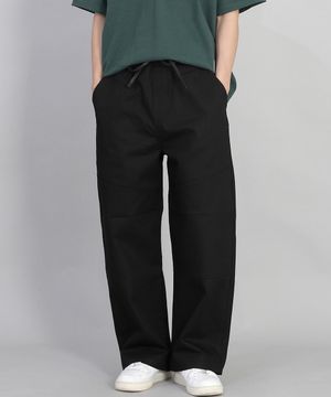 프런트커팅 디테일 EX와이드 팬츠 CDE-371 블랙