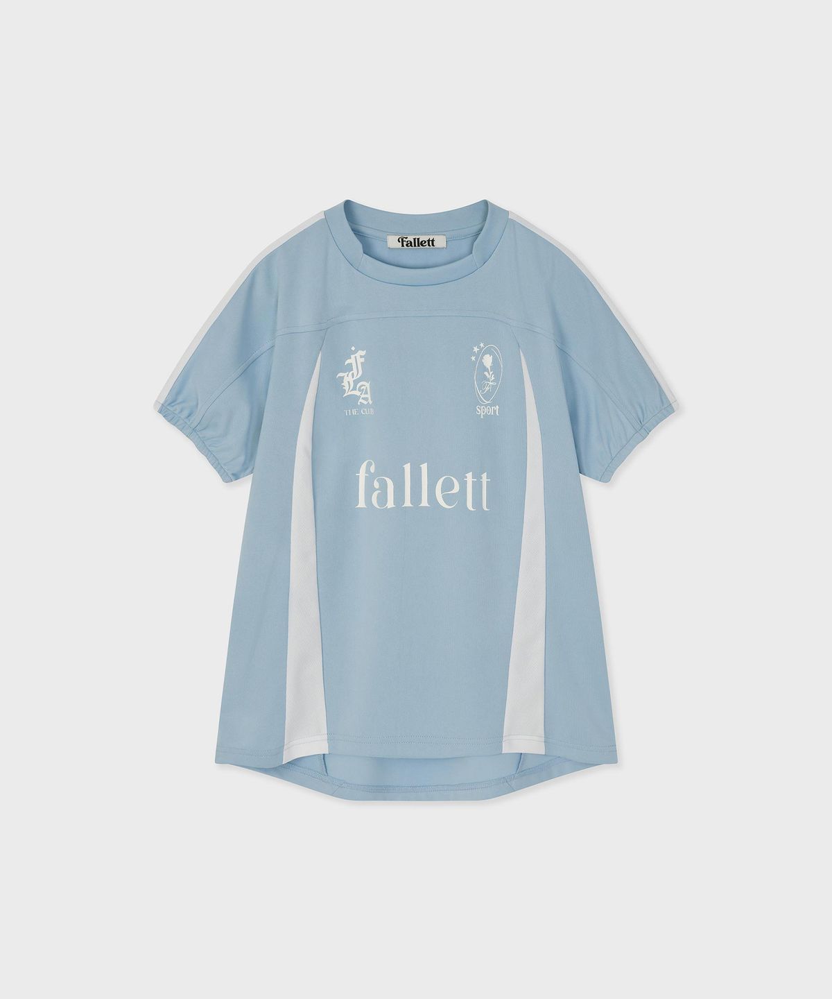 팔렛(FALLETT) 스포츠 풋볼 반팔티 스카이 블루