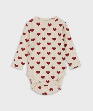 미니 오가닉코튼 아기 바디수트 Amour Rouge
