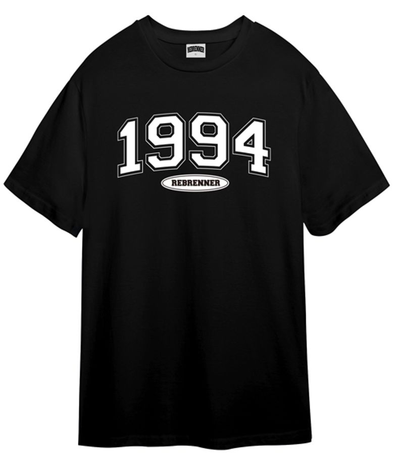 오버핏 쿨코튼1994 반팔티셔츠 블랙 화이트