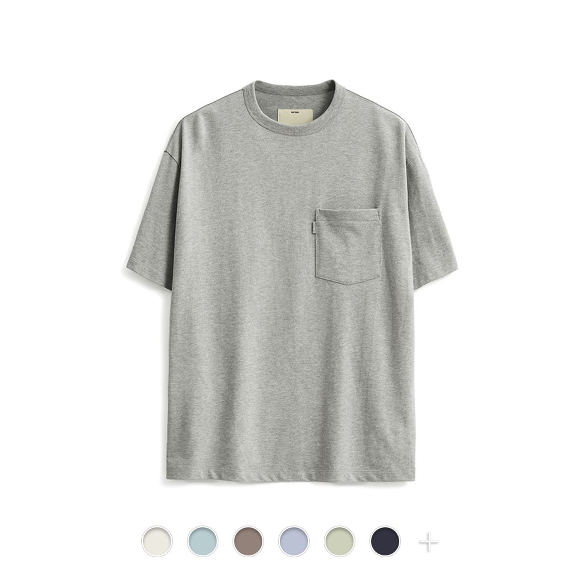 포터리(POTTERY) Short Sleeve Comfort Pocket T-Shirt (Supima/Slub) - 13 Color