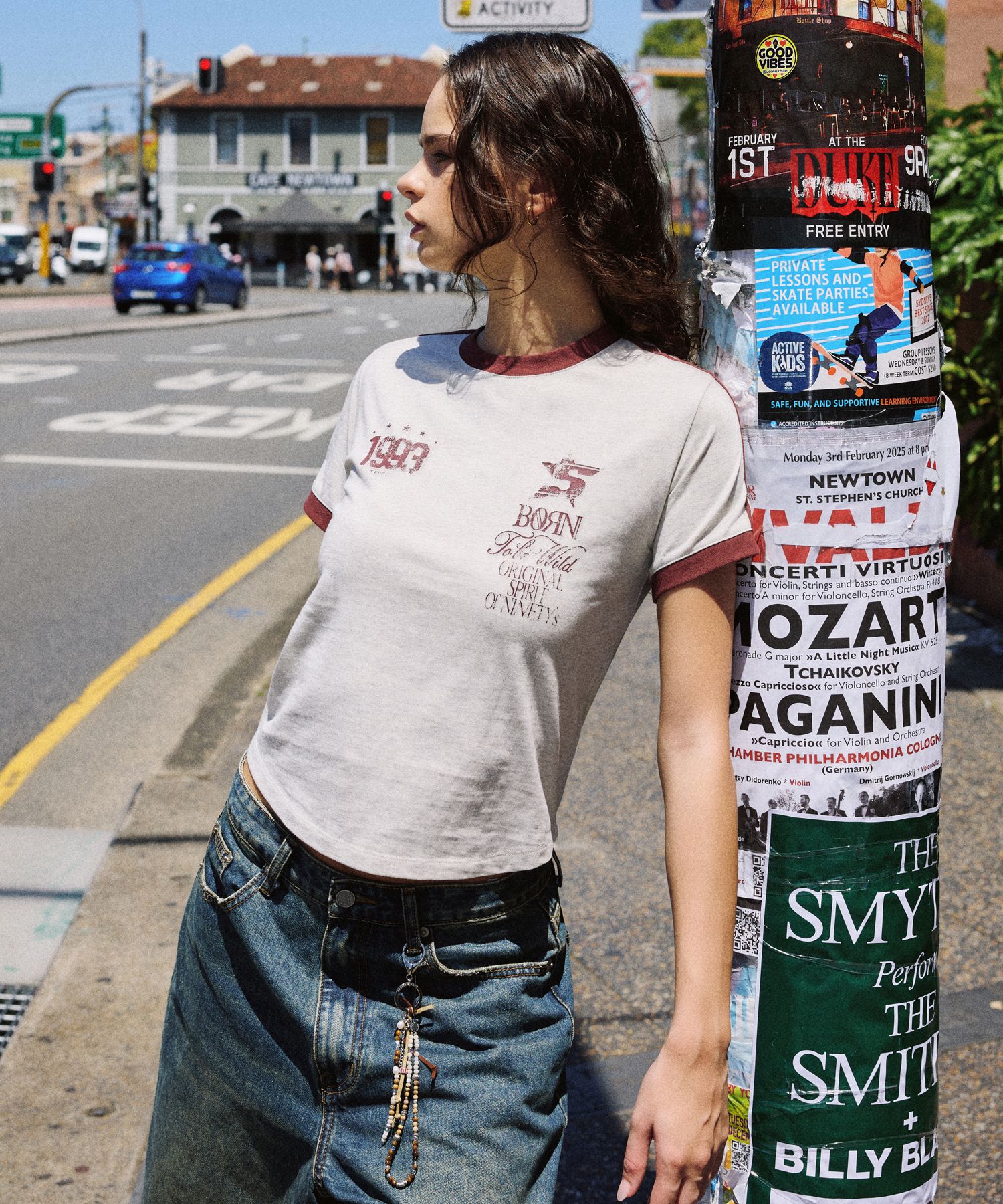 Tシャツ・カットソー 1993studio 93 Track Ringer T-Shirt_Oat Beige MUSINSA公式 | 1993STUDIO 93 Track Crop Ringer T-Shirt_Oat Beige