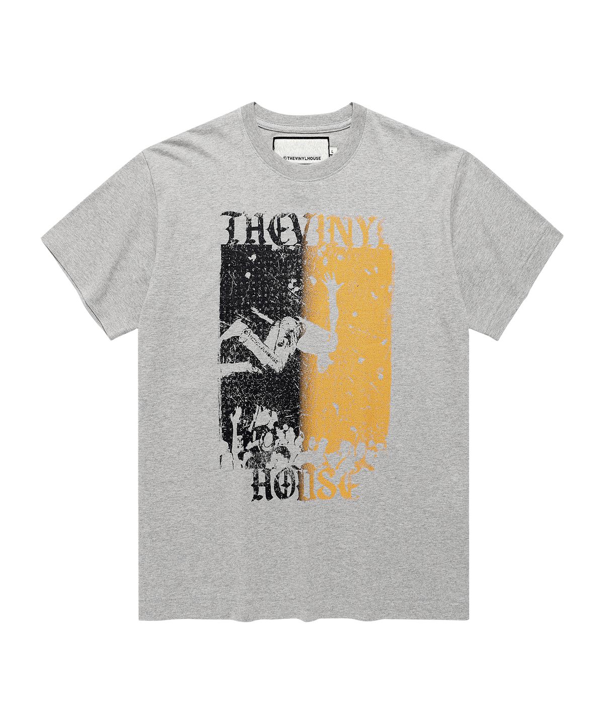 더바이닐하우스(THEVINYLHOUSE) VINTAGE POSTER TEE GREY